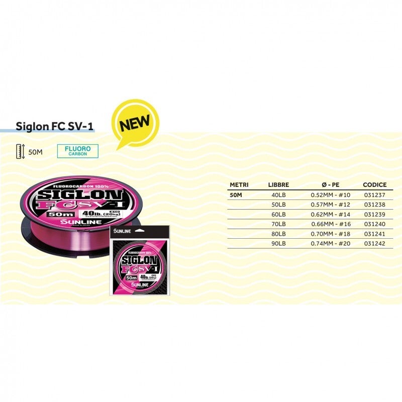 FLUOROCARBON SIGLON FC SV-1 - 50 MT