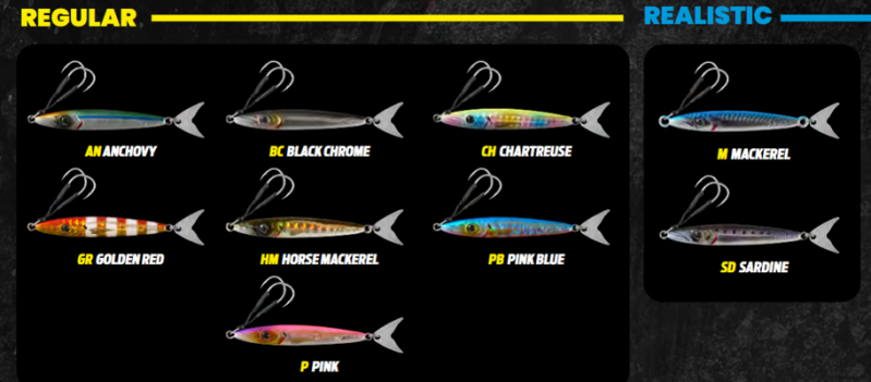 GAMMA COLORI ESPERIT JIG FISHUS