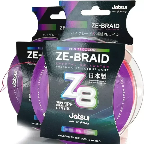 TRECCIATO JATSUI ZE-BRAID - 300 MT - MULTICOLOR