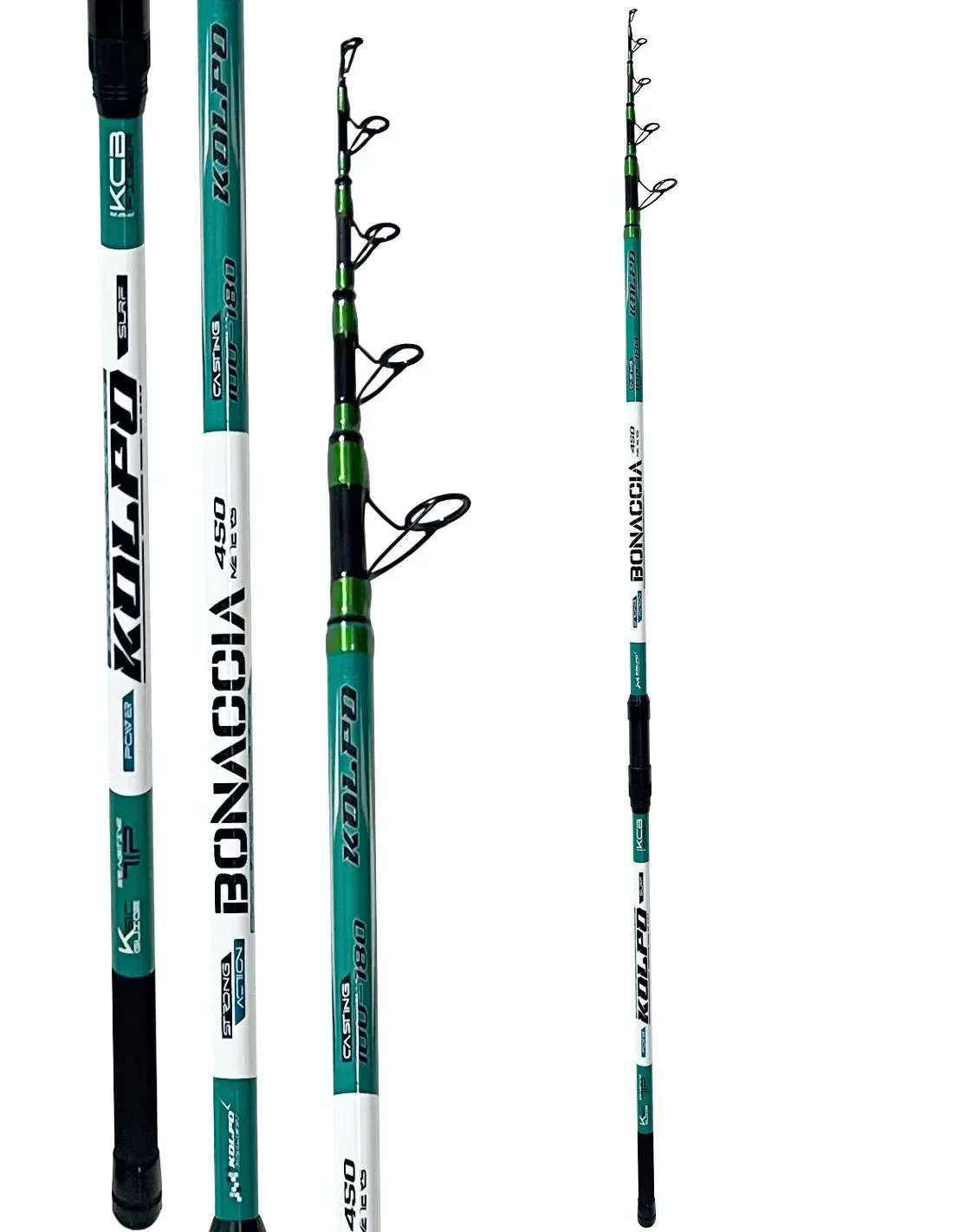 CANNA DA SURFCASTING TELESCOPICA KOLPO BONACCIA 4,20 MT - 100-180 GR