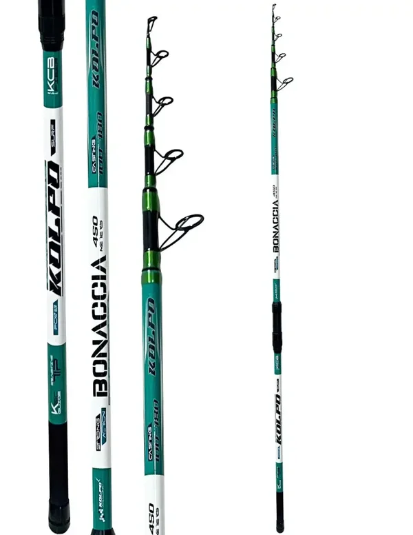 CANNA DA SURFCASTING TELESCOPICA KOLPO BONACCIA 4,20 MT - 100-180 GR