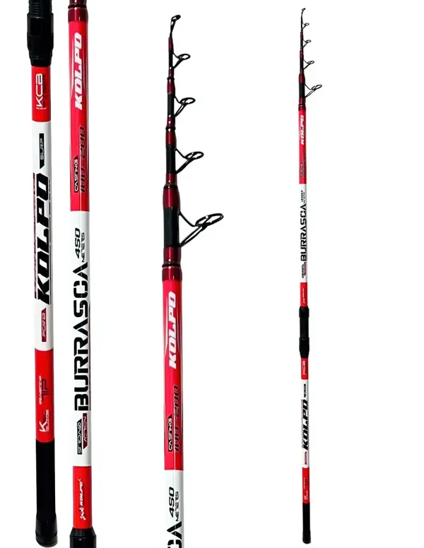 CANNA SURFCASTING TELESCOPICA KOLPO BURRASCA 4,20 MT - 100-200 GR