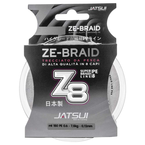 TRECCIATO JATSUI ZE-BRAID - 150 MT - GRAY
