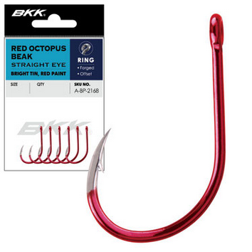AMI BKK RED OCTOPUS BEAK STRAIGHT EYE IN LINE DA TRAINA