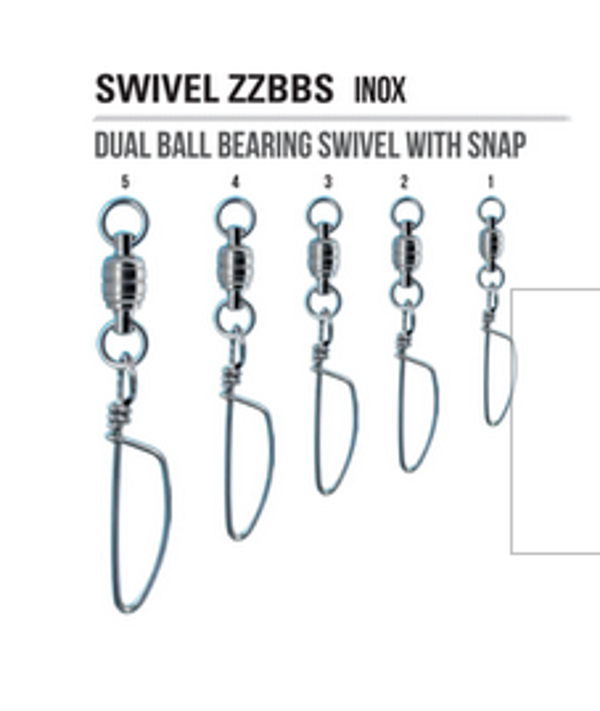 GIRELLE CON CUSCINETTO INOX CON MOSCHETTONE JATSUI ZZBBS