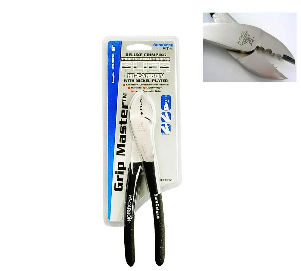 Pinza SureCatch Grip Master  per Crimpare 8"