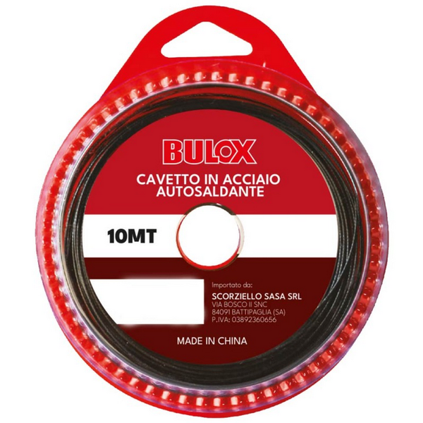 CAVETTO D'ACCIAIO BULOX - 10 MT