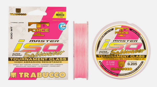 MONOFILO TRABUCCO T-FORCE MASTER ISO SALTWATER 300 MT