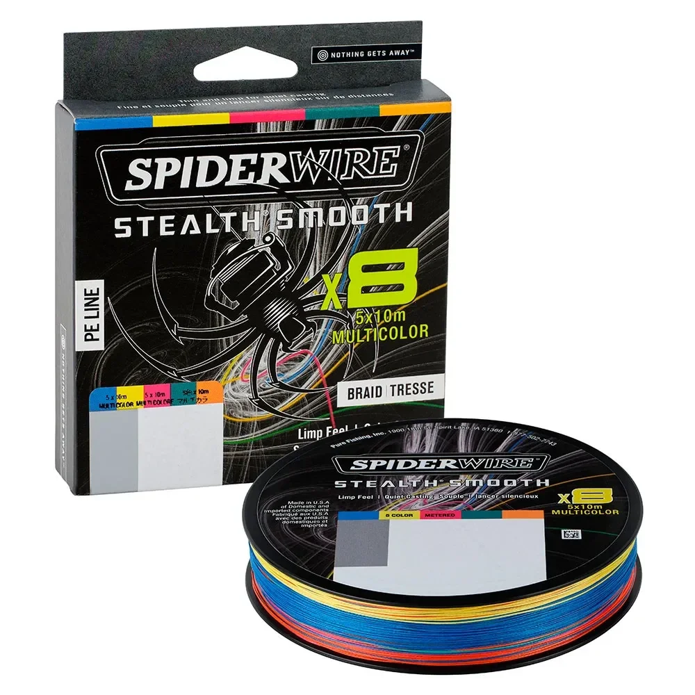 TRECCIATO SPIDERWIRE 8 CAPI MULTICOLOR - BOB DA 600 MT