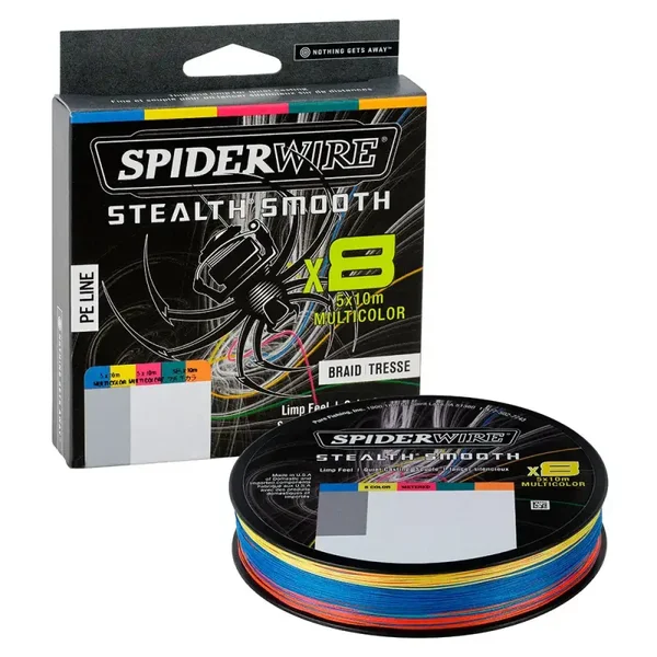TRECCIATO SPIDERWIRE 8 CAPI MULTICOLOR - BOB DA 600 MT