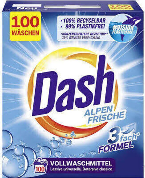 Das Waschmittel Pulver Universal 100 WL