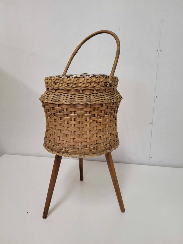 Vintage rotan naaimand