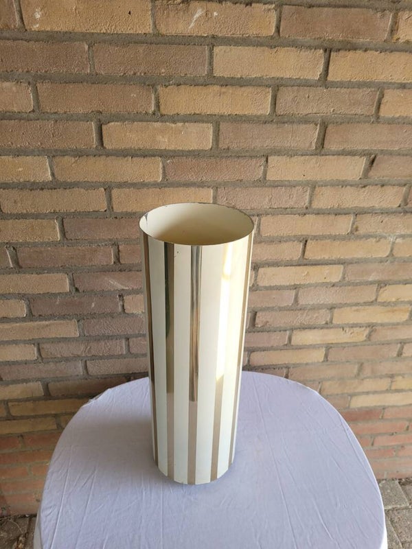 Vintage paraplubak wit / goud