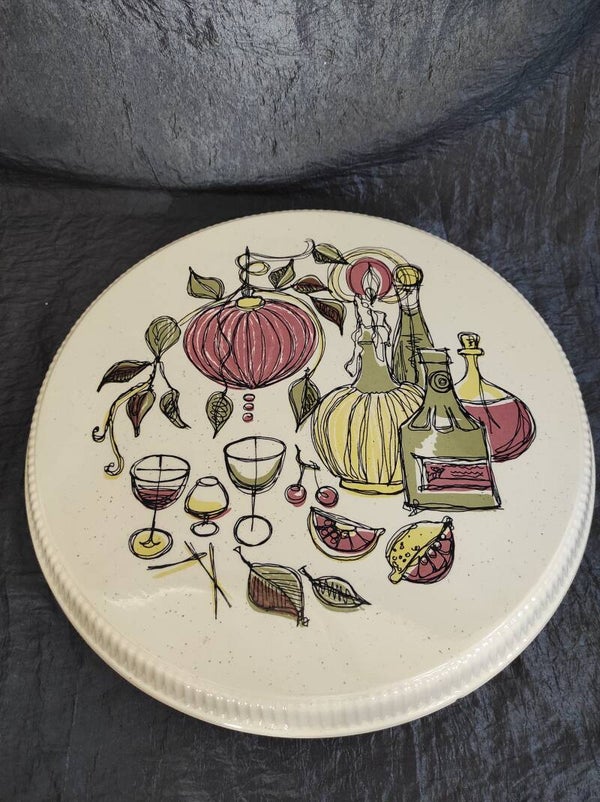 Keramiek draaiplateau jaren 50