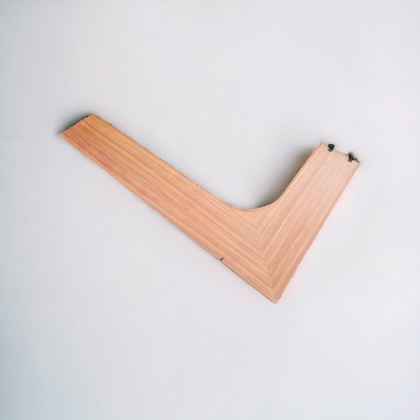 Wandplank hout teak fineer