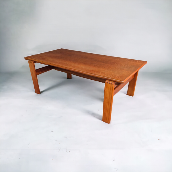 Grote Deense teakhouten salontafel