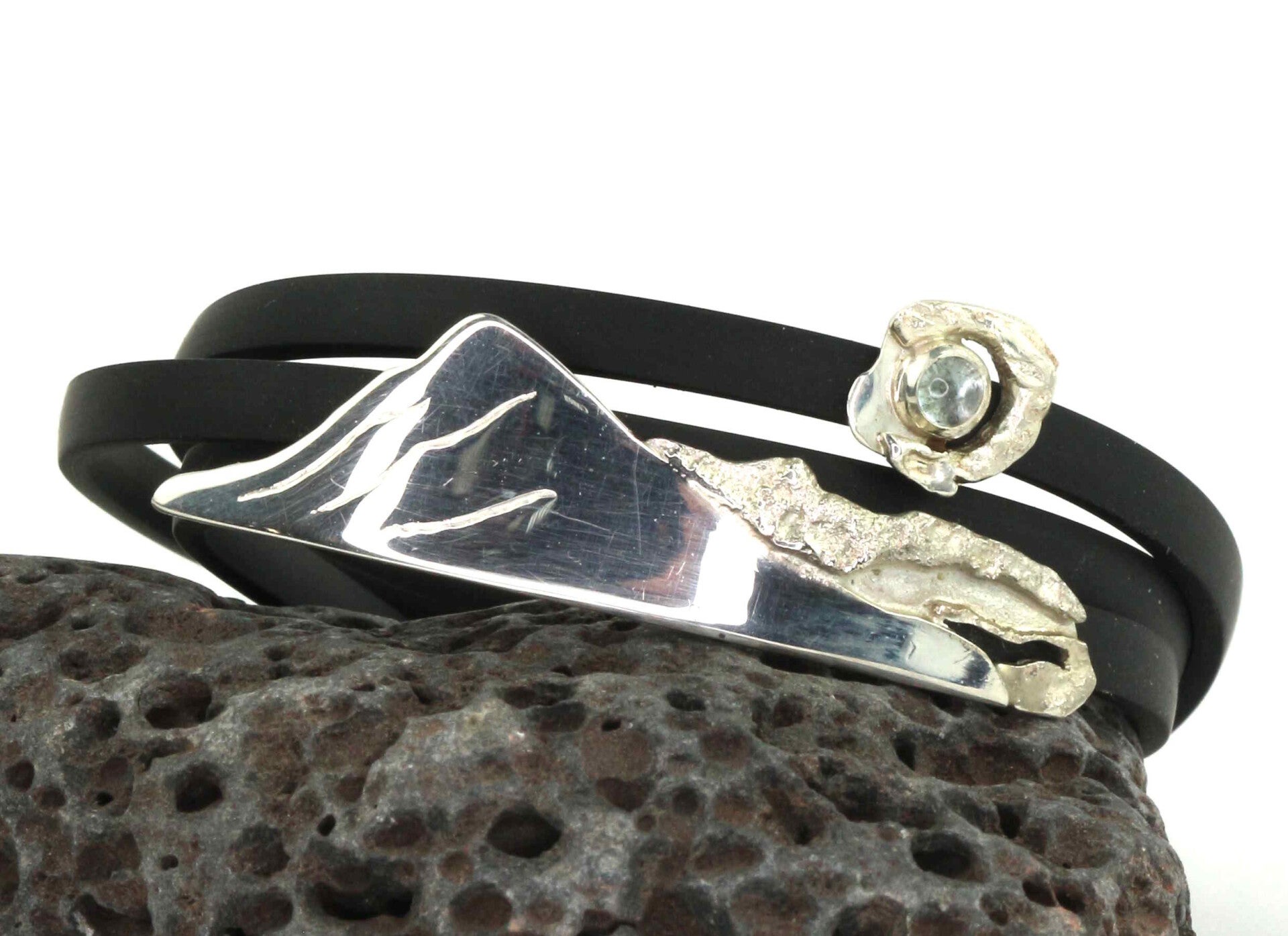 Zilveren armband 'Reykjaneshyrna'