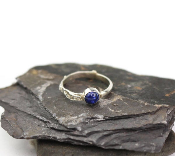Glinste'ringetje II - nr 11 - maat 19,5 - Lapis Lazuli