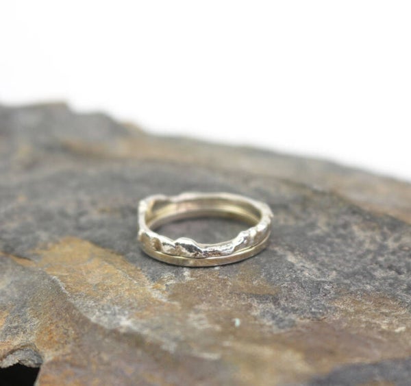 Glinste'ringetje I - nr 12 - maat 17,25 - Dubbele ring