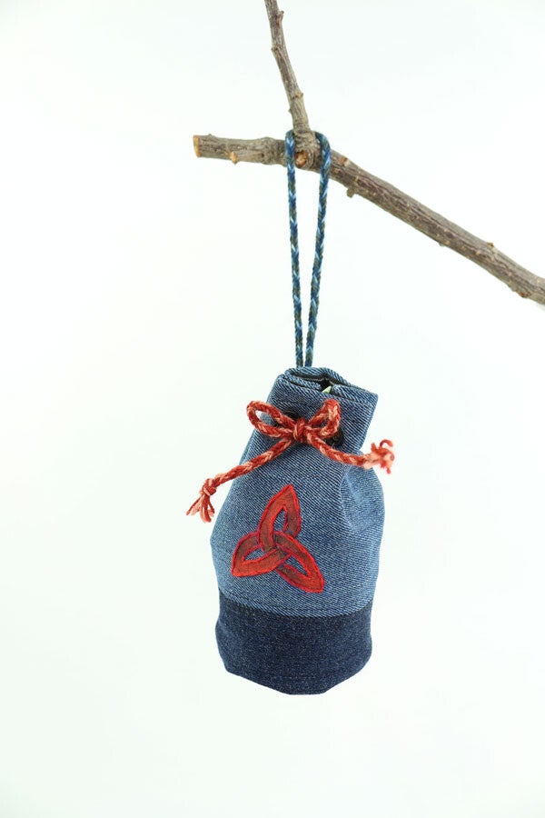 Jeans buidel Celtic triquetra - 3