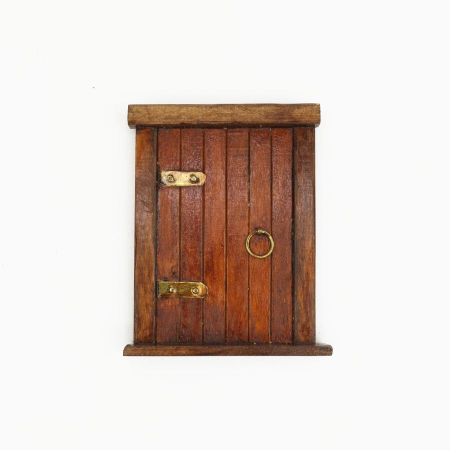 Kabouterdeurtje rood bruin nr 5