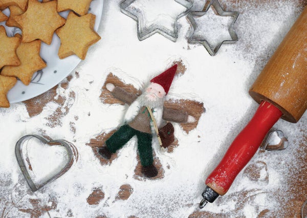 Kerstkaarten Lonan (dubbelle kaart met enveloppe) - Set van 5