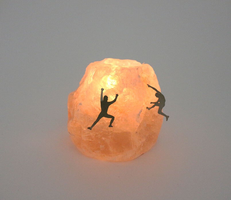 Zoutsteen lichtje, Bergbeklimmers