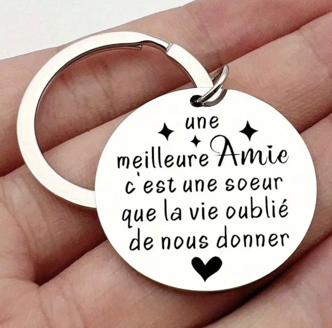 Porte-clés Une meilleure amie...