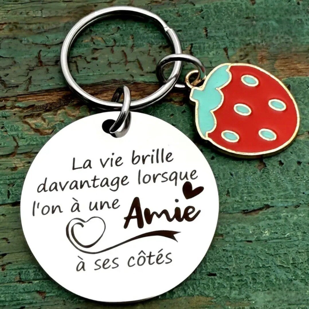 Porte-clés la vie brille...,