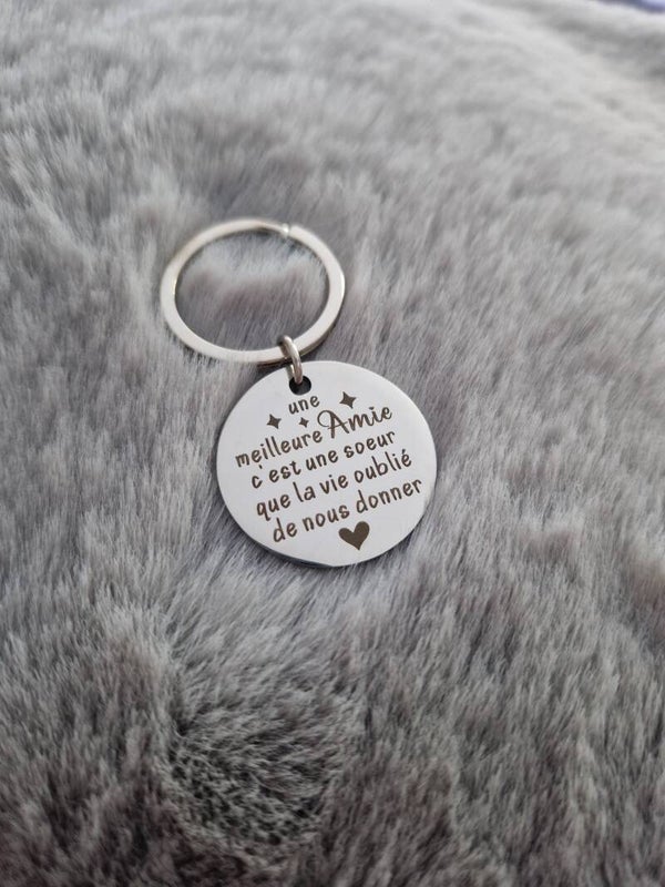 Porte-clés Une meilleure amie...