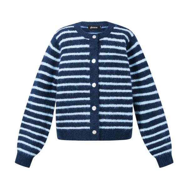 CARDIGAN VEERLE BLAUW