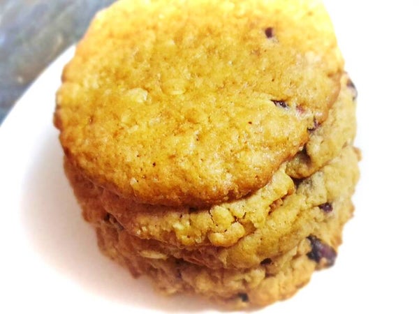 Orange Cranberry Oatmeal Thins