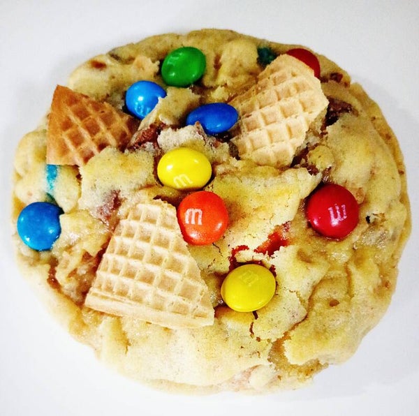 M&M Waffle Cone
