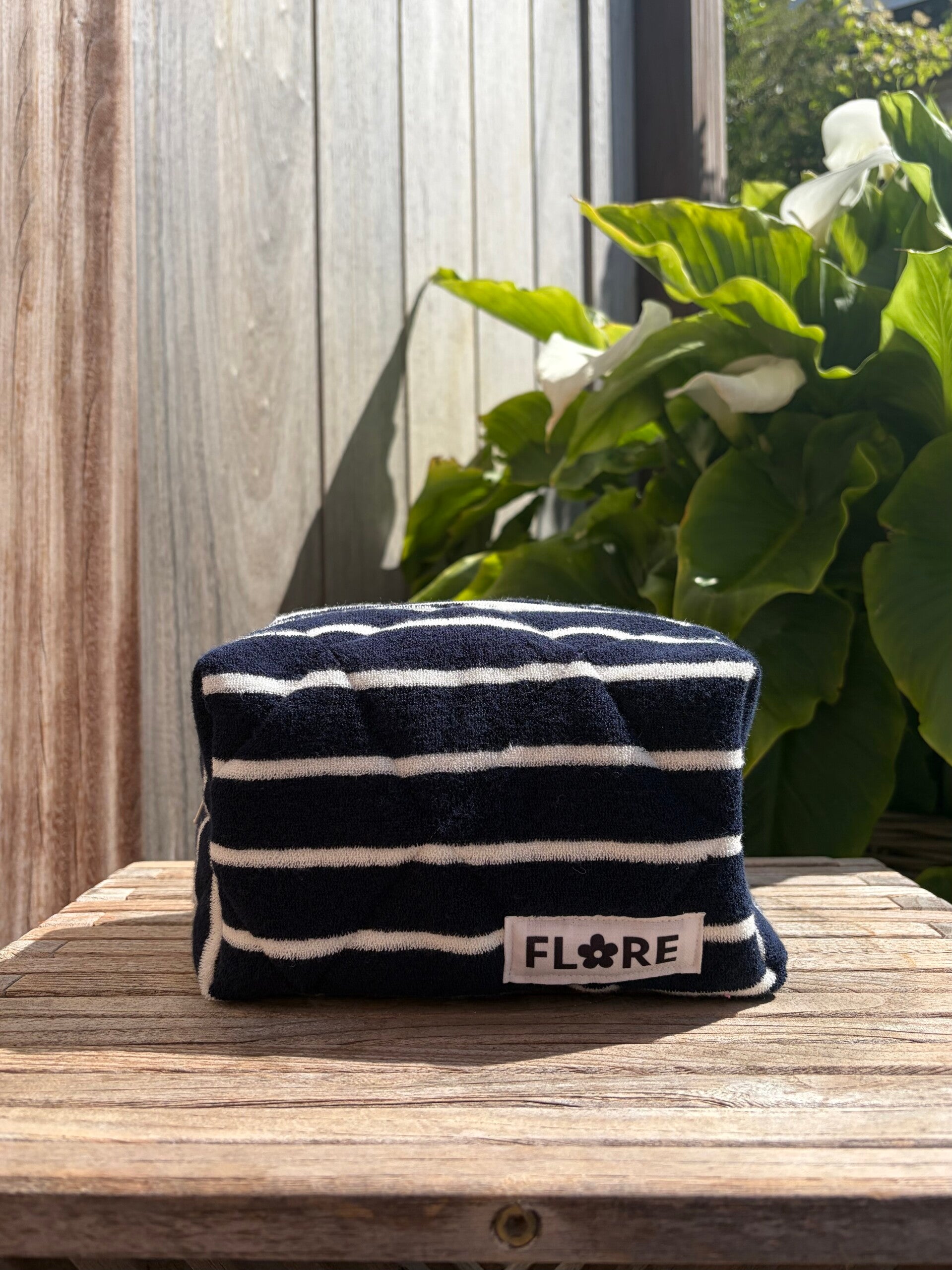 Badstof donkerblauw