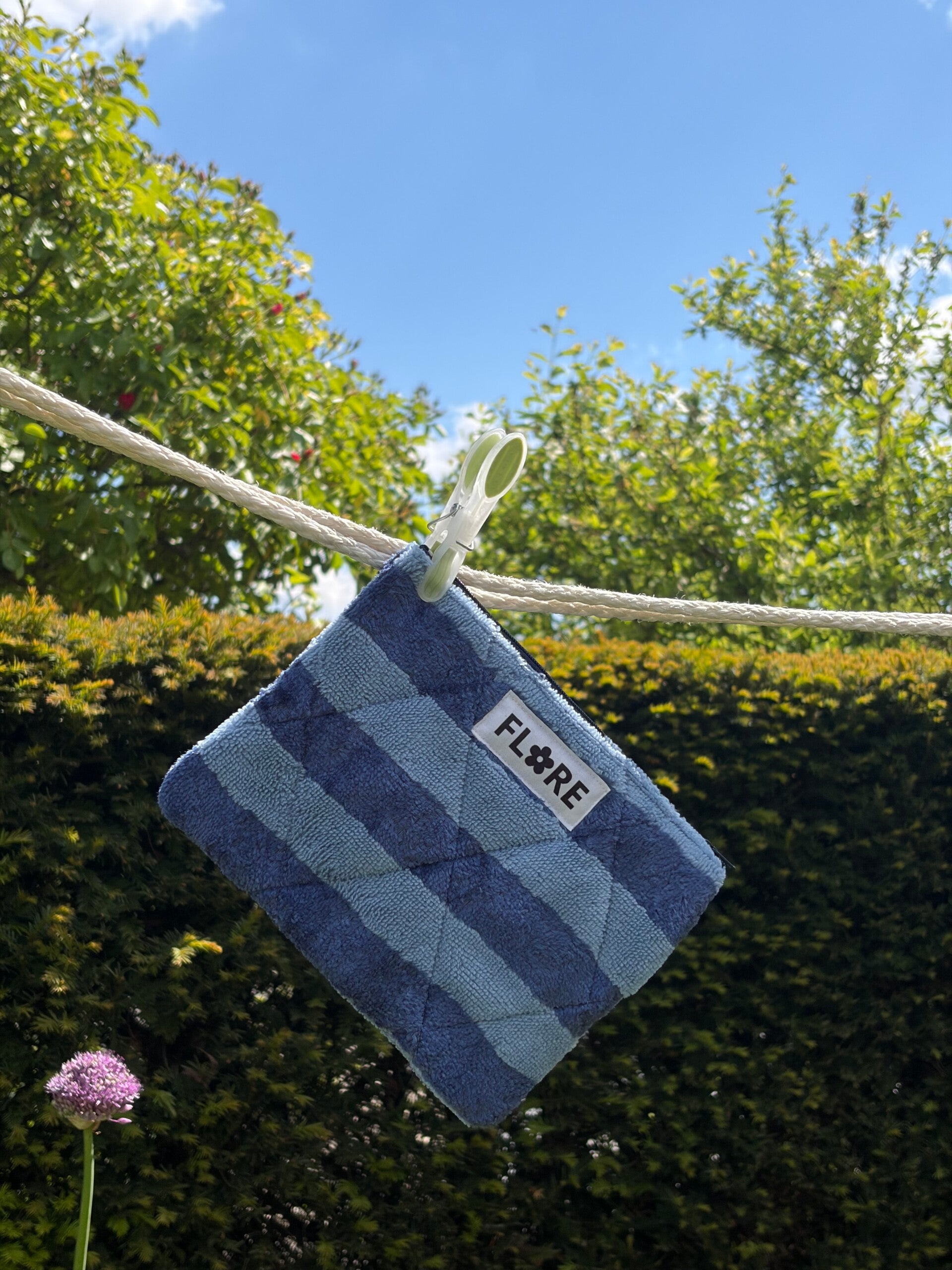 Badstof marineblauw/blauw