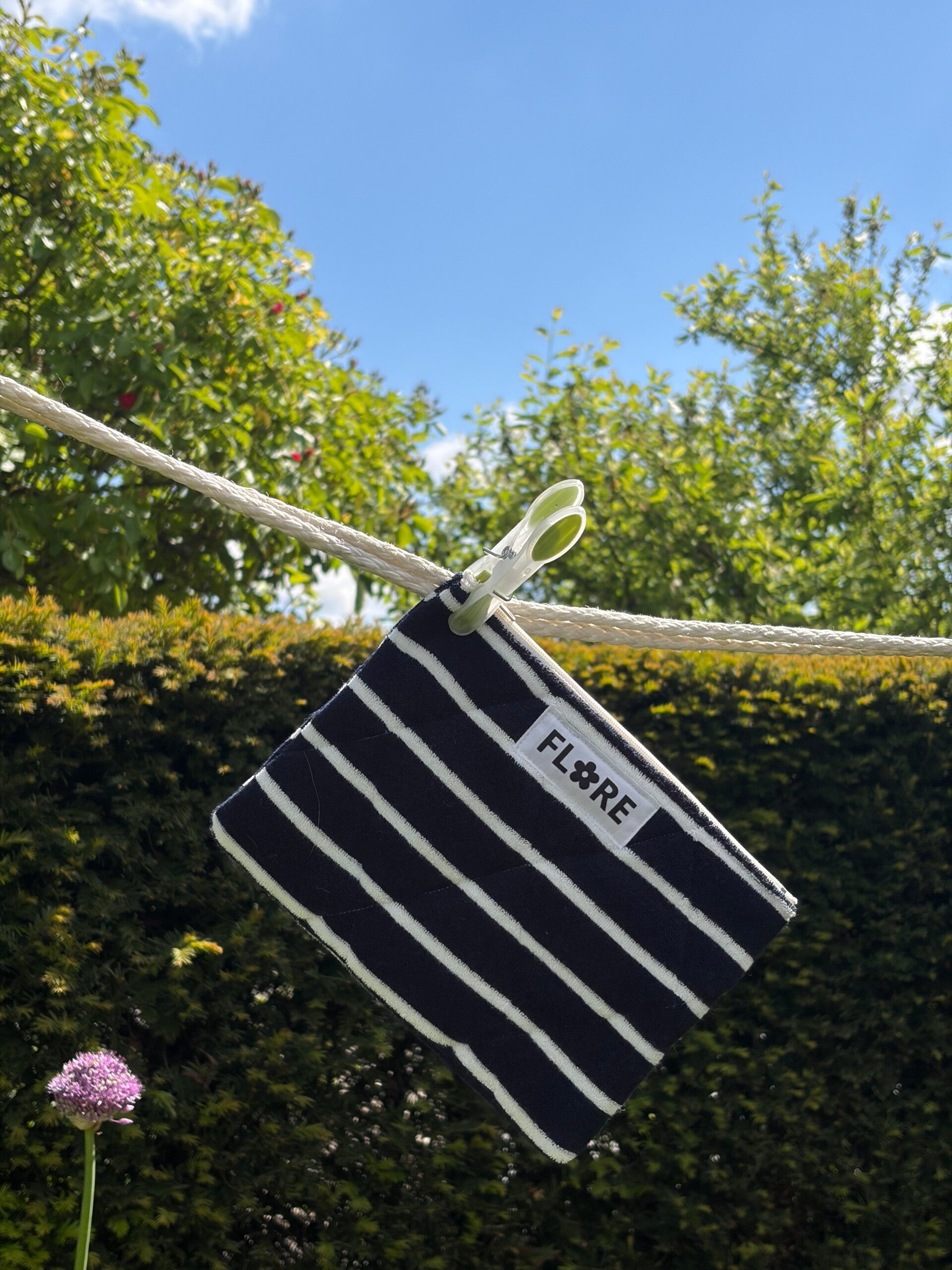 Badstof donkerblauw
