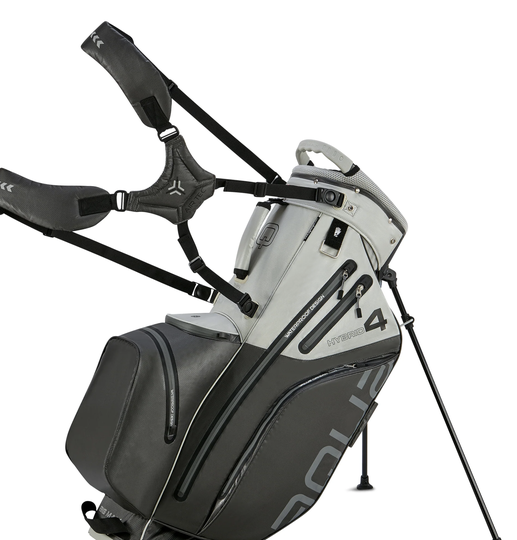 Big Max Aqua Hybrid 4- Waterdichte Golftas - Cartbag - Grijs Zwart
