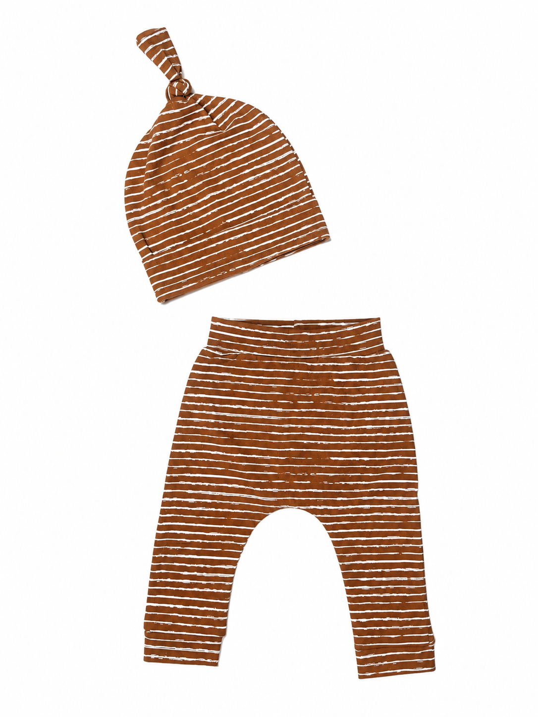 Newborn set Brown Stripe