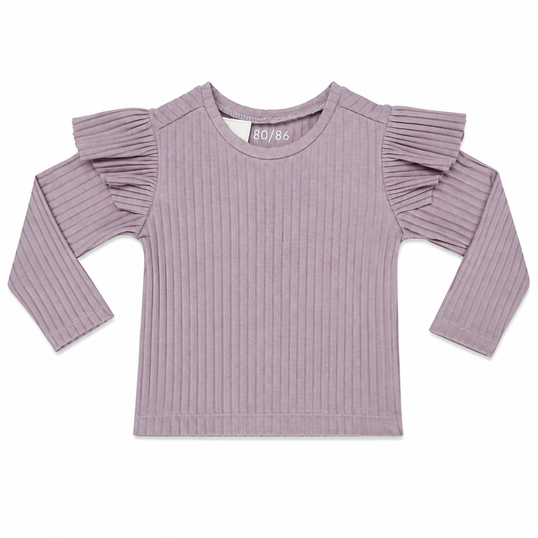 Top Oud Roze Lange Mouw