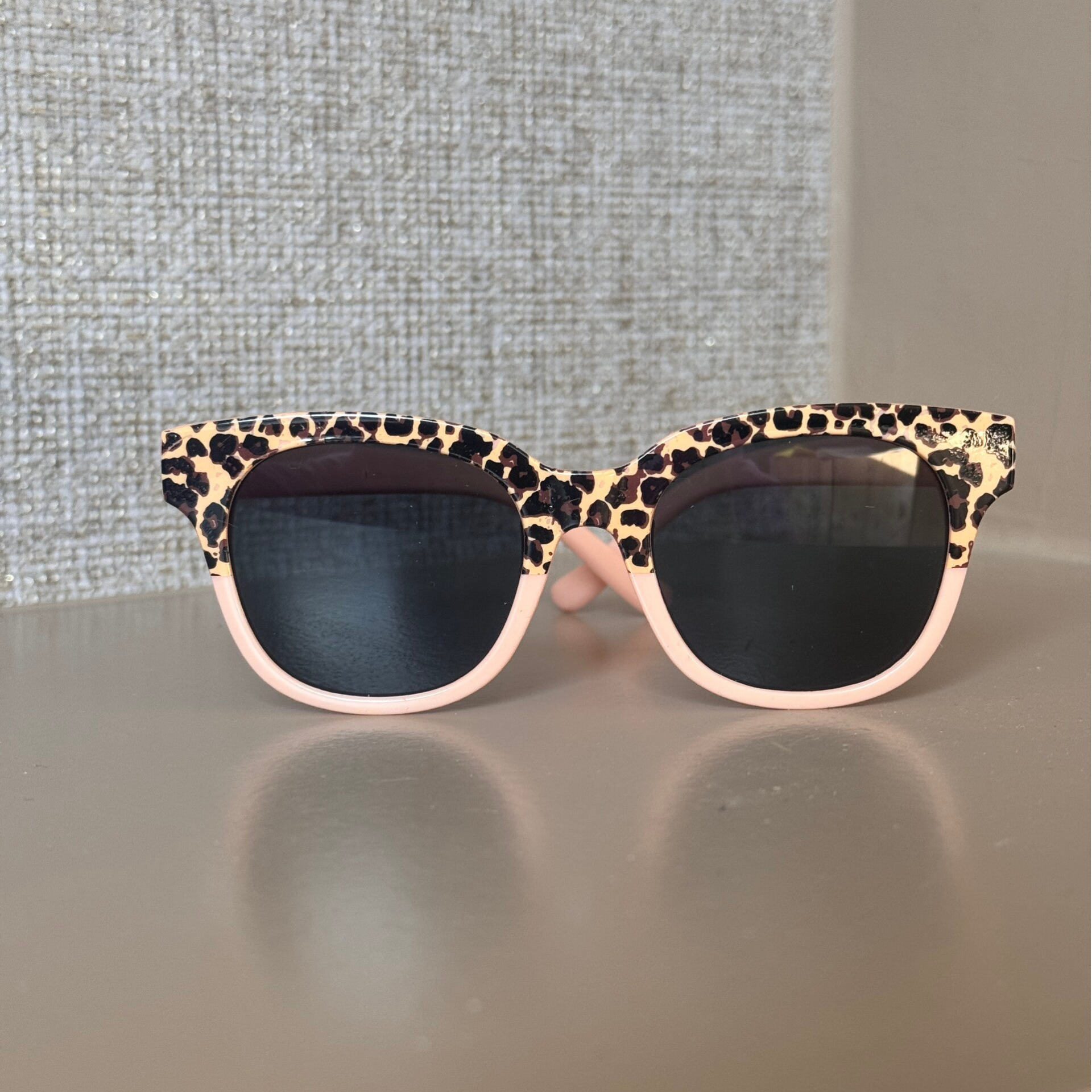 Zonnebril Leopard Roze
