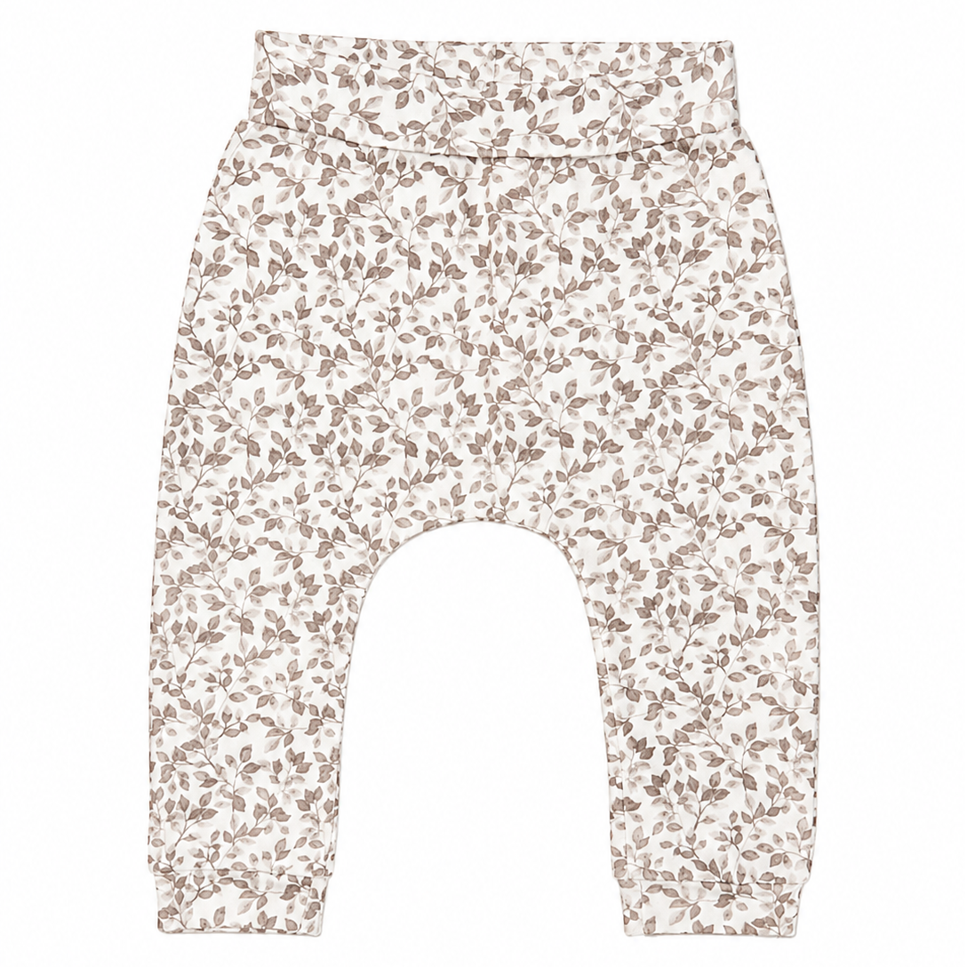 Legging Beige Blaadjes