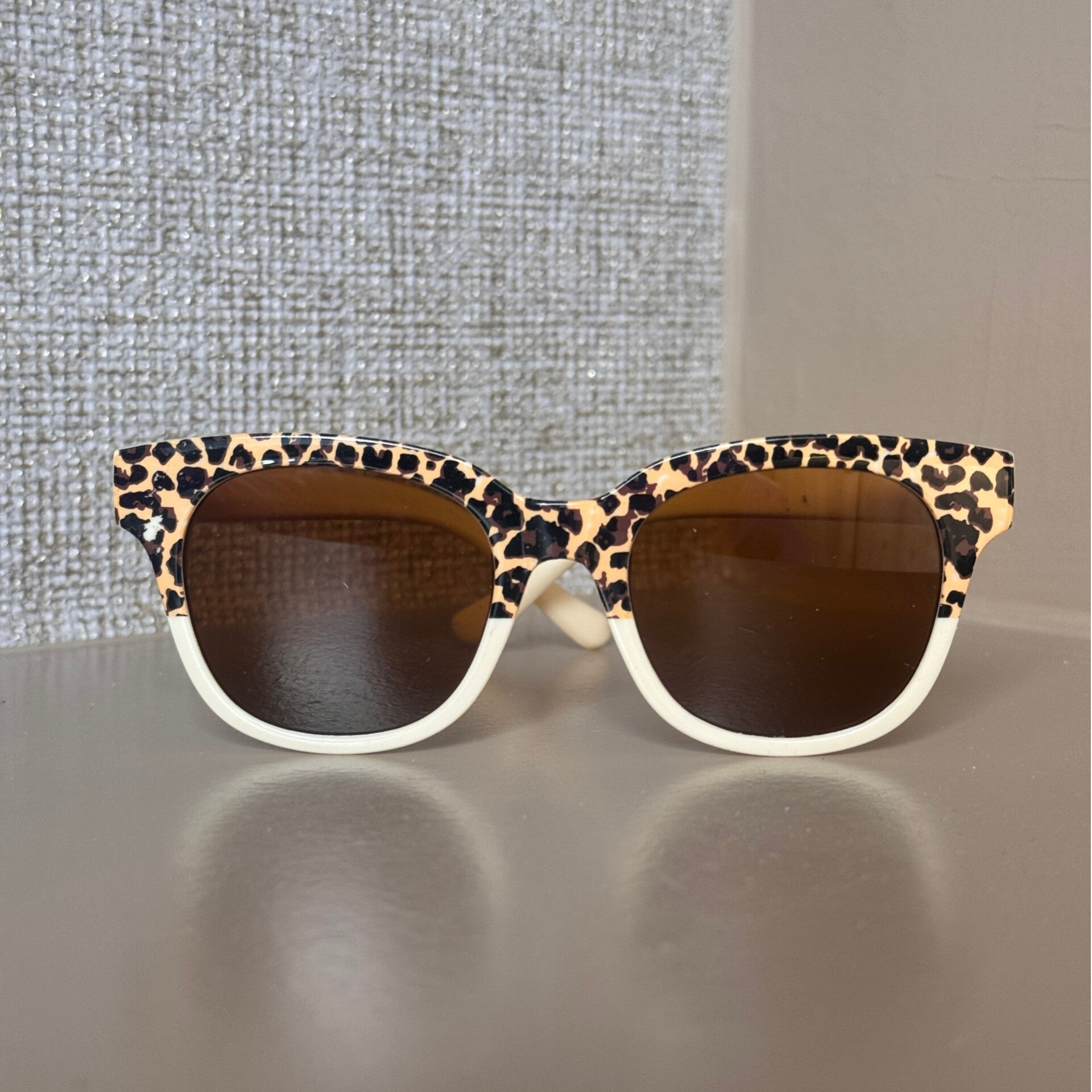 Zonnebril Leopard Beige
