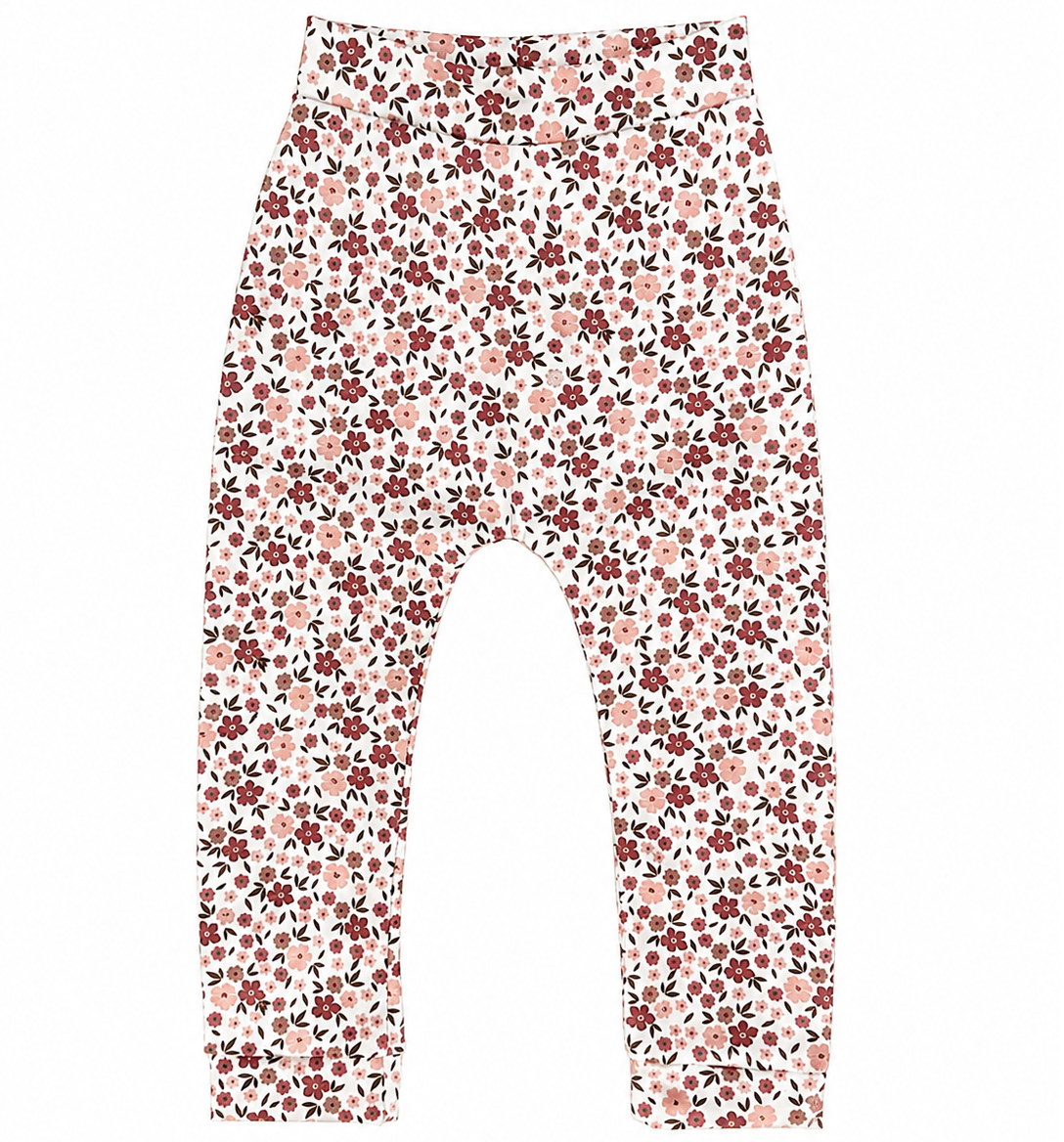 Legging Red Flowers