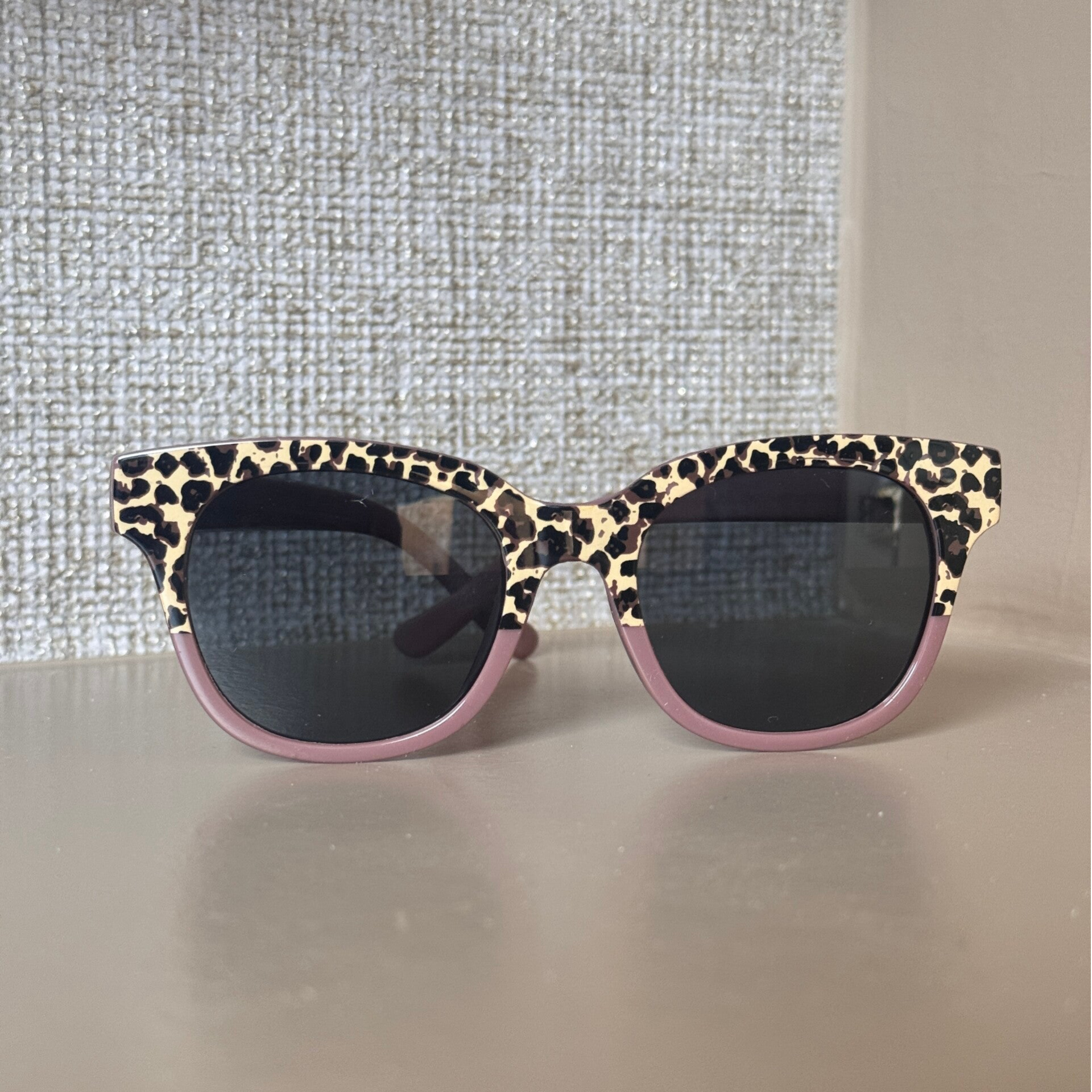 Zonnebril Leopard Mauve