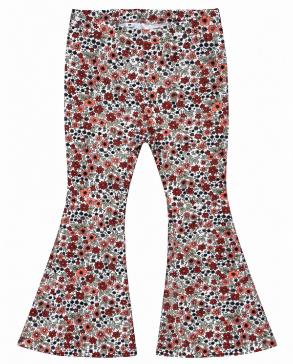 Flair broek Brown Flowers