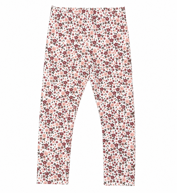 Legging Red Flowers