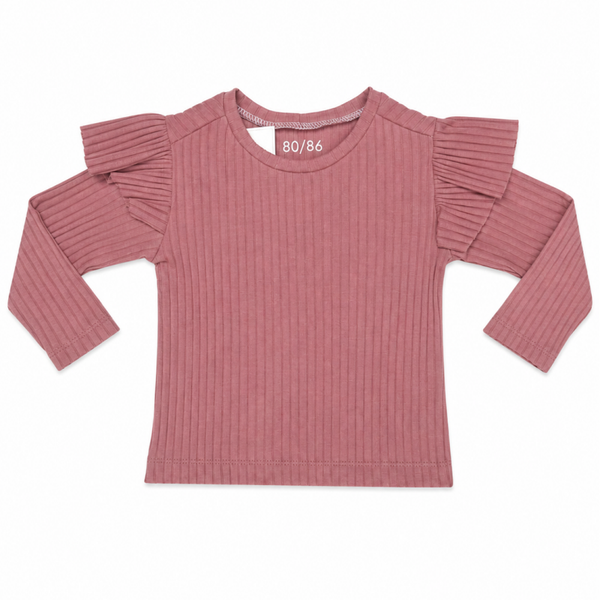 Top Roze Lange Mouw