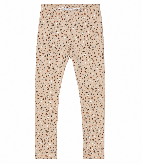 Legging Beige Flowers