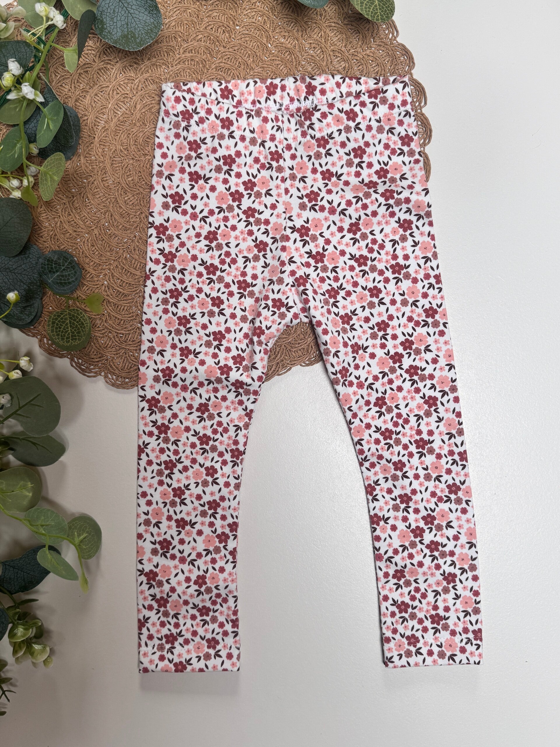 Legging Red Flowers Dreumes