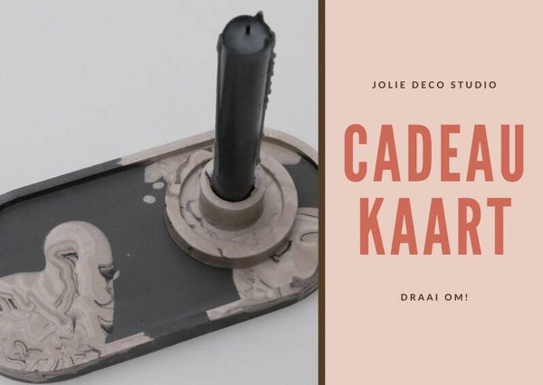 Digitale Cadeaubon Jesmonite Workshop
